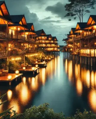 Danau Dariza Garut: Menginap Serasa Keliling Nusantara di Tengah Sejuknya Pegunungan!